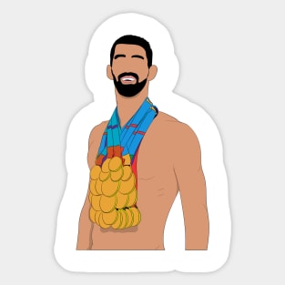 Michael Phelps Sticker